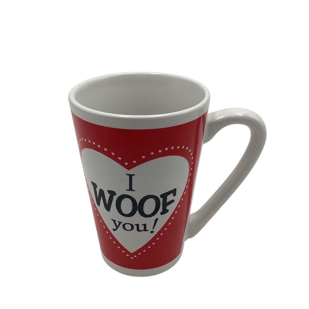 "I WOOF YOU!" Dog Lover Ceramic Coffee‎ Mug